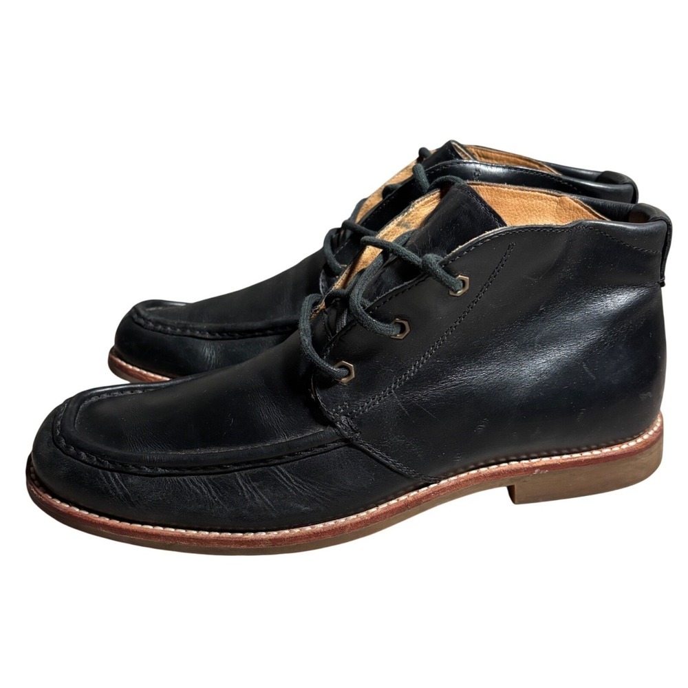 UGG Mens Leighton 9/10 Leather Moc Toe Chukka Boots Desert Shoes Heritage Work